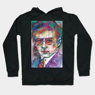 DMITRI SHOSTAKOVICH - watercolor portrait .4 Hoodie